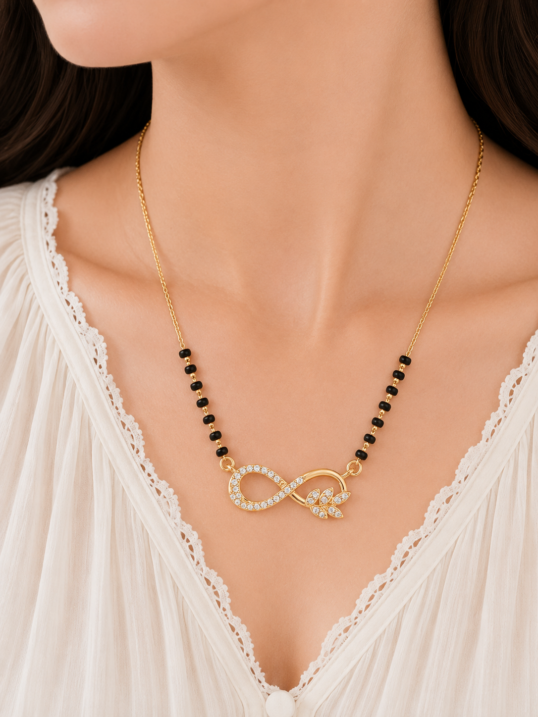 Infinity 18K Gold Plated Mangalsutra