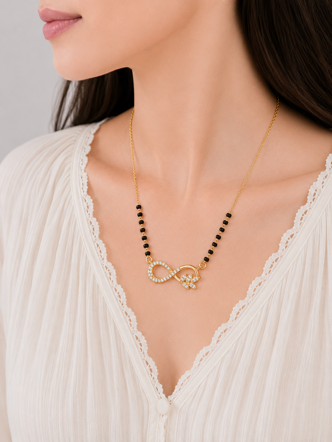 Infinity 18K Gold Plated Mangalsutra