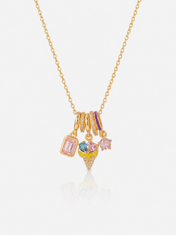 Prismelle Garden 18K Gold Plated Necklace